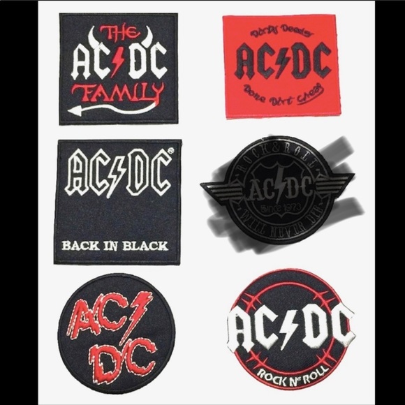 Accessories | Acdc Patch Iron On Band Rock Metal 8s Music Diy | Poshmark